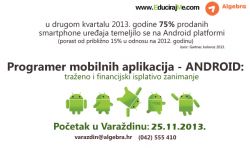 Android programer i Sistemski i mrežni specijalist u Varaždinu Android programer i Sistemski i mrežni specijalist u Varaždinu