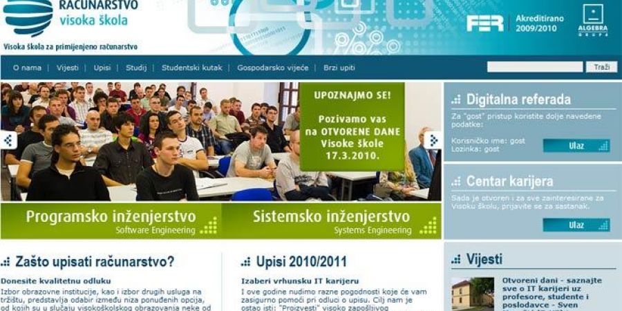 Otvoreni dan Visoke škole za primijenjeno računarstvo Otvoreni dan Visoke škole za primijenjeno računarstvo
